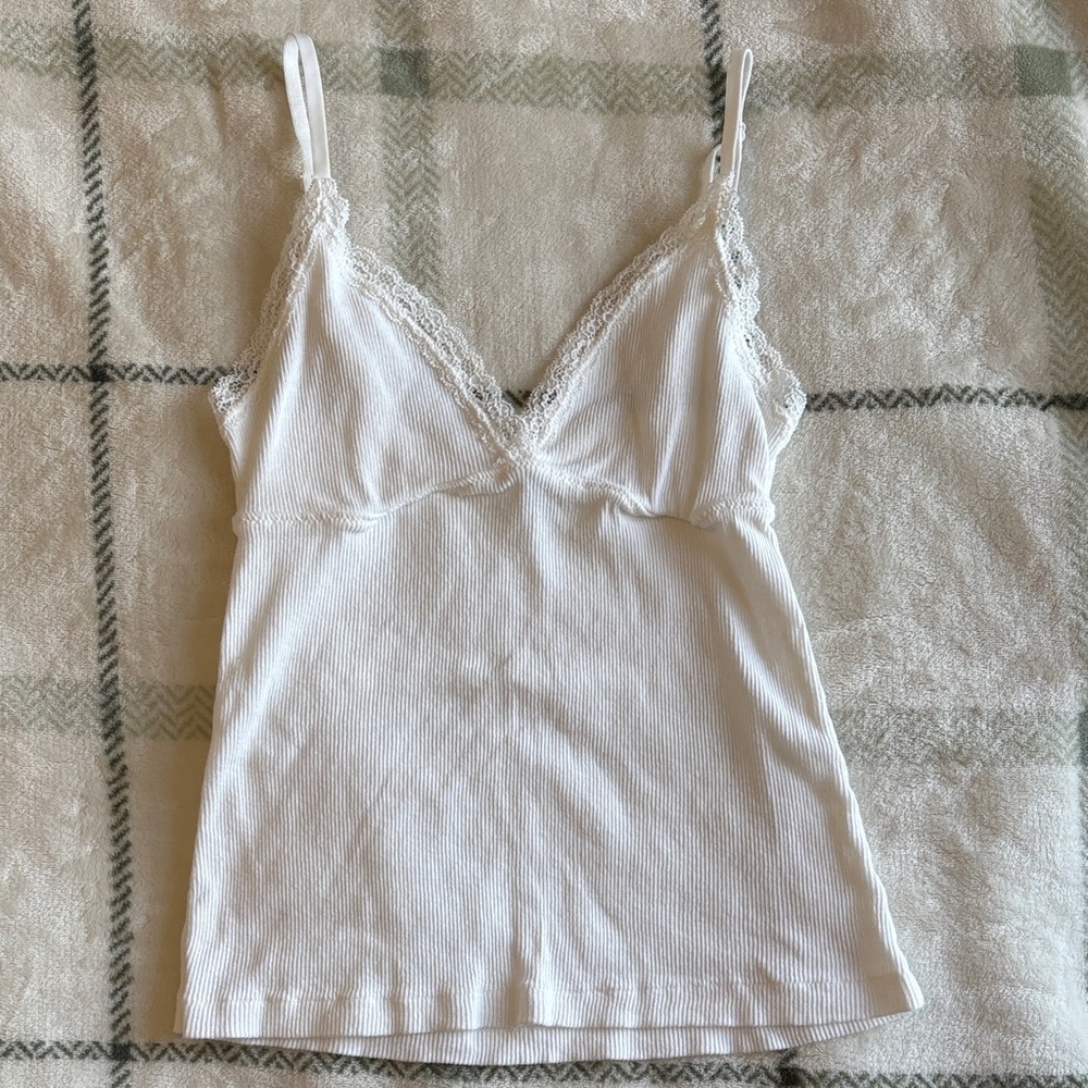 Brandy Melville Dainty Lace Trimmed Cami
